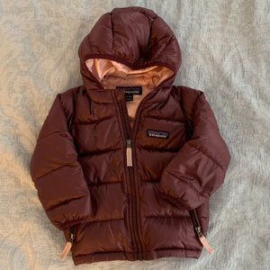 Patagonia Hi-Loft Down Sweater Hoodie - Infant - size 6 to 12 months